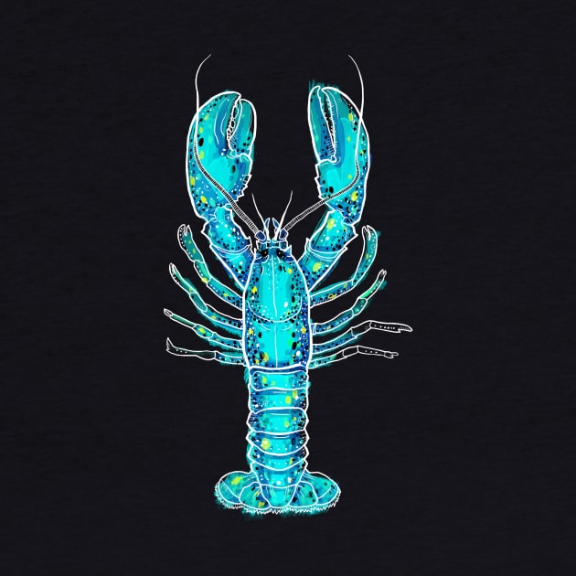 Blue lobster by ewdondoxja